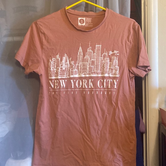 cedar wood state Shirts Cedar Wood State Mens Tshirt With New York